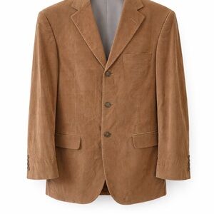 Gianfranco Ruffini Italy Tan Corduroy Sport Coat Blazer 38S Men’s